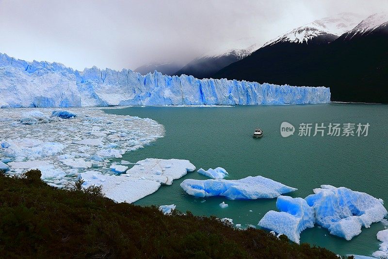 莫雷诺冰川游轮巡游，巴塔哥尼亚，阿根廷El Calafate